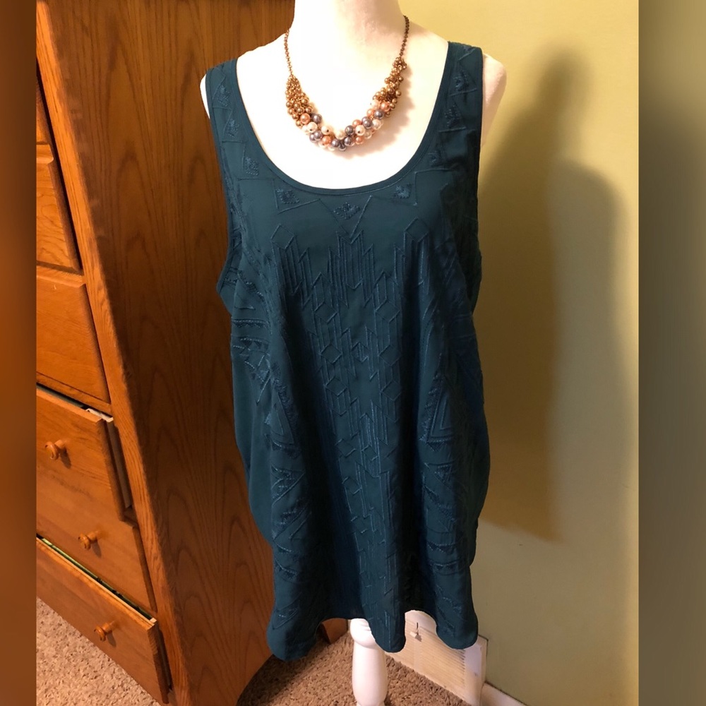 Mossimo Green Tank Top